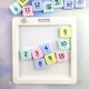 Mixing Bear Macaron Huarongdao educational toy car digital children's three kingdoms puzzle 7-10 years old training thinking girl 6*6 234567810-9-11 years old children's birthday gift