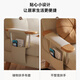 Holzpalast Jiang Home Massivholz Fendi-Sofa-Bett einzelne Person integriertes faules Klappbett Dual-Purple-Klein Wohnzimmer 2025 neues Modell 1,58 m Sofa Bett [Natural Latex Model] Technologieleder