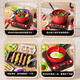 
Miaobeile mini kitchen children's toys girls playing house simulated kitchen chewyle cooking set girl birthday gift
