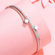 LAOLATU platinum bracelet for women pt950 platinum bracelet four-leaf clover simple Chinese Valentine's Day birthday gift for girlfriend and wife pure platinum four-leaf clover bracelet shipped 7-15