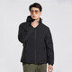 Western Region Camel (Vancamel) Plus Velles de ventre de vent en velours pour les hommes et les femmes de style coréen à l'épreuve du vent et à la veste de coquille douce à couches à couches chaudes