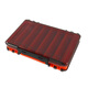 Two-dimensional lure box bait box storage box double-sided double-open tool box portable lure box blue