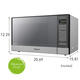 PANASONIC 松下电器 微波炉 NN-SN686S 不锈钢台面 1.2立方英尺 33.98L 1200W