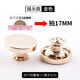 Jeans button rivets, flat button buttons, two-way trousers buttons, overalls, top buttons, children's men's and women's, shaking head, gold, 20mm, 5 pcs