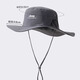 JEEP Hat Men's Outdoor Sun Protection UV Protection Hat Women's Summer Fishing Travel Sun Hat Men's Fisherman Hat Dark Gray