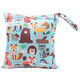 Shantoulin Village Windel Aufbewahrungsbeutel Baby wasserdichte Baby Hanging Bag Wickelbeutel ausgehende Aufbewahrungstasche Krippe mittelschwere Nummer 8 Bildgröße 30x36