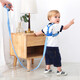 Yezhi baby toddler with baby learning to walk traction rope safety anti-strangle and breathable children's anti-lost baby artifact children's toddler anti-lost belt with red