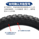 ROGTYO Bicycle Tires Mountain Bike Interior and Outer Tires Bicycle Equipment Accessories 000 26*1.75 Inner Tube + 2 Tire Leave Rods