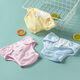 Barla Schwein Neugeborenes Baby Windelnhosen Dünne Mesh-Schnappschüsse Frühling und sommerwaschbarem Senfmelonwindel fester Babynetz Snap [2 Blau + 1 gelb] 1-teilige Packung L Größe (Gewicht 16-23 Jin [Jin entspricht ca. 0,5 kg]))