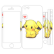 膜鹿堂适用适用iPhone5S彩膜前后苹果SE钢化膜卡通5代后壳贴纸来图定制 米白色 i5/5S/SE钢13895iphone