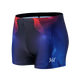 361 men's swimming trunks flat corner professional sports swimming trunks men's adult large size loose swimming equipment to soak in hot spring 4141 black 2XL (suggested weight: 75kg-85kg)
