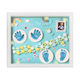 Taoshang Baby Full Moon Commemorative Hand and Foot Print Mud Newborn Baby Hand and Foot Mud Mud 100th Birthday Photo Frame 12-inch Frame Sincere Love Elegant Pink + Warm Light