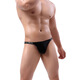 Magnificent thin men's thong modal low waist sexy breathable zero touch attack 0 fun M black