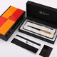 Picasso Orb Pen 902 Business Group Purchase Metal Signature Pen Men and Women's Birthday Gift Engraving Customized LOGO Neutral Office Signature Signature High-end Gift Box Pure Black Silver Clip [Free Engraving]