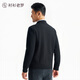 Shirt Lao Luo Strickjacke Herren Pullover Business Casual halbhöher Hals Reißverschluss Cardigan Orientaler einfacher Stil Pullover 247x0c723l Marine Blue 2XL (Gewicht 161-175jin [Jin gleich 0,5 kg]))
