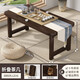Sizhu Pavilion Windowsill kleiner Klapper Erker Fenster Tisch Tee Tisch Einfacher Tee Tisch Kang Tisch Dining Haushalt Massivholz Studie Tisch Kleine Walnuss Farbe 12045 [gefaltetes Modell I keine Installation]