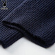 Playboy (PLAYBOY) sweater men's cardigan stand collar jacket men's winter sweater men's warm casual trend line clothes