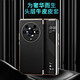 Yueqing es adecuado para Honor Magic3 Ultimate Version Case de teléfonos móviles Mobile Flip Flip Case de cuero Magic3pro Caso protector de protección de electroplatación de la ventana inteligente Caso de cuero de soporte de electroplation de inclusión completa
