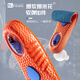 IQGD2 Double-Pack Sport Innensohle Herren weicher elastischer schockabsorbierender Militärtraining für lange Zeit Bogen Unterstützung 6889 2 Doppelpack Blau 41-42