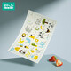Rushan Baby Disposable Placemat Children Portable Eating Waterproof Dirty Tablecloth Free Tablemat Pack 10 Pieces Letter Style