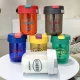 Royal Locke ROYALLOCKE Water Cup Cute Straw Cup Student Children Summer Internet Celebrity Plastic Cup Big Belly Cup Mother's Day Gift [Single Drink] Snow Mountain White 300ML