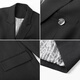 The Sea Life Coat for Women Ou Hai Yisheng, Jacket de su traje de cuello de cera 2025 Temperamento de primavera Traje Alfalfa Gray 15053 Alfalfa Gray M