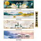 三栖虎轻奢简约北欧卧室床头装饰画主卧挂画温馨房间墙面壁画2022年新款 WS1047相濡以沫 轻奢金框30*120晶瓷画