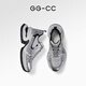 GG-CC [Même modèle en étoile] Moonfall Galaxy Silver épais semelles Sole Daddy Chaussures pour femmes All-Match Autumn Nouveau G23X4317 Cuir en argent 37
