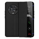 德曼尼 DAYMONY德曼尼 荣耀magic4手机壳magic4pro真皮磁吸翻盖保护套honor3至臻版系列新款全包防摔 【玄黑】真皮智能-升级磁吸-送膜 荣耀magic4