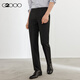 G20002025 Spring and Summer Shopping Mall same antistatic machine washable and easy to care for crisp formal suits Black 31