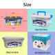 Haoleshuang assembled building blocks, large-grain children's toys aged 3 to 6 years old, plugged into kindergarten to develop intelligent baby boys and girls. Bag: large size 50 pills [200 pills]
