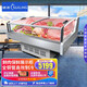 Suiling (SUILING) fresh meat display cabinet braised vegetables cooked food refrigerator commercial horizontal freezer pork preservation cabinet meat freezer cold vegetable display cabinet supermarket refrigerator 2-meter fresh meat cabinet (1988*1120*897mm)