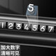 Dipur mobile phone number plate temporary parking plate mobile phone number plate aluminum alloy car parking plate car supplies black