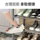 Le Aijia multi-layer shoe rack door simple storage rack dormitory living room reinforced widened steel tube shoe rack