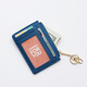 Kangaroo (Känguru) Koreanische Version kleiner Ultra-dünner Kartenbeutel für Frauen Einfache und modische Mini-Brieftasche mit Key Ring Coin Wallet Bag Card Hülle Trendy Wein rot