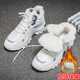 
Fanshilin shoes men's shoes 2025 new spring sports shoes men's mesh breathable casual dad shoes summer height-enhancing white shoes blue [adding velvet to keep warm] high-top/9902 41 [standard sports code]