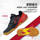 YONEX new Yonex badminton shoes men's shoes women's shoes non-slip wear-resistant yy ultra-light shock-absorbing sports shoes SHB510WCR black and red wide last comfortable model 43=275mm
