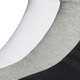 Adidas阿迪达斯男袜女袜2023春季新款运动袜三双装短袜低帮袜 IC1283 M
