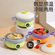 爱帛哆（AIBODUO）宝宝辅食保温碗婴儿专用碗316防摔防烫儿童餐具恒温幼儿注水保温 [升级款显温度]紫色+训练勺叉