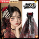 Halloween skull claw hairpin headdress dress up clip female hair accessories hair side clip side clip accessories props rose skull hairpin