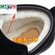 
CARTELO 2025 winter men's cotton shoes genuine leather plus velvet fleece frosted leather high top warm cotton shoes non-slip reverse velvet zipper black 9855 38