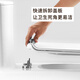 惠达卫浴马桶家用虹吸式冲水连体坐便器抽水马桶地排盖板缓降 6218N抗菌座圈 305mm