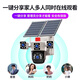 Eakun Solar Camera 4G Moniteur sans fil extérieur pour Utilisez à domicile à 360 degrés sans angles morts avec vision nocturne Suivi de couleurs panoramique sans alimentation, pas de réseautage à l'extérieur sans appareil photo solaire repensé - Double panneau Réseautage libre sans électricité - enregistrement de cycle de 30 jours