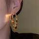 Idel niche design high-end metal sequin tassel earrings for women light luxury fashion versatile 2025 new trendy earrings metal sequin tassel earrings E2650