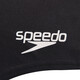 Speedo comfortable, breathable and quick-drying swimming cloth cap with high elasticity and no head-breaking swimming training equipment, black