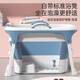 Nocolliny Baby Badewanne faltbar Schwimmeimer Baby Badewanne Kinder Badewanne Haus können sitzen und sich badewannen lassen [SF Express-Lieferung] Single Eimer Blau