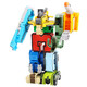 XINLEXIN Digital Transformation Toy Team King Kong Combination Robot Dinosaur Letters Three-dimensional Assembly Cognitive Building Block Toys 10 Numbers + 5 Symbols (Storage Color Box Pack)