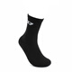DIESEL Men's Trendy Brand 3 Double Pack Fashion Casual Stockings A15406 0LKBJ Black + White E4877 3 Pairs M