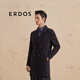 ERDOS Double Breasted Navy Jacket Slim-fit Heat Commuter Lapel Wool Men's Woolen Coat Hidden Blue M 170/92A