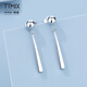 TTMIXPT950 platinum earrings for women, high-end, simple, tassel, versatile platinum earrings, slimming face, 3.1-3.3g